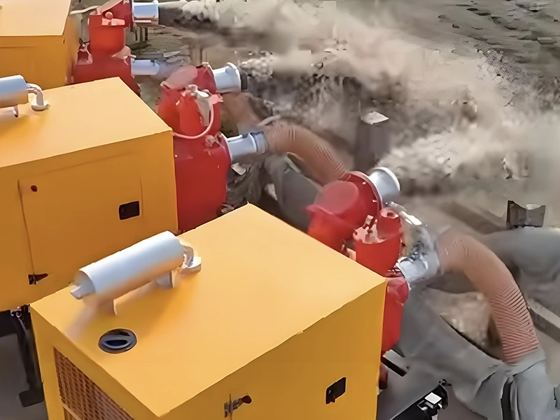 Produsele de prevenire a inundațiilor Jianghe modernizează setul de pompă de apă acționată de motor diesel pentru a crește capacitatea eficientă de drenare a inundațiilor