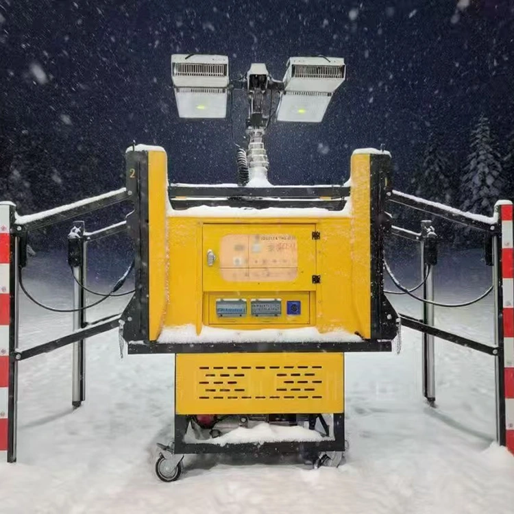 Turnul de iluminat mobil de încărcare și descărcare automată