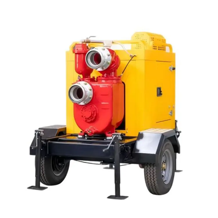 Unitate de pompă de apă cu motor diesel cu autoamorsare din seria QZ